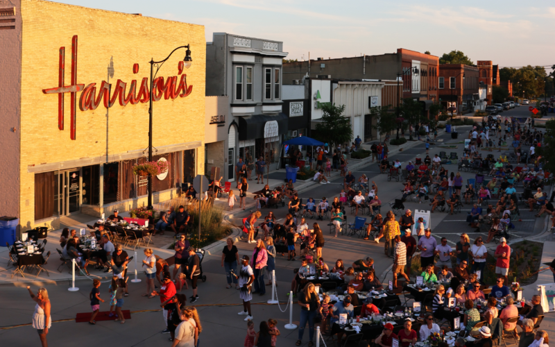 outdoor festival on the street