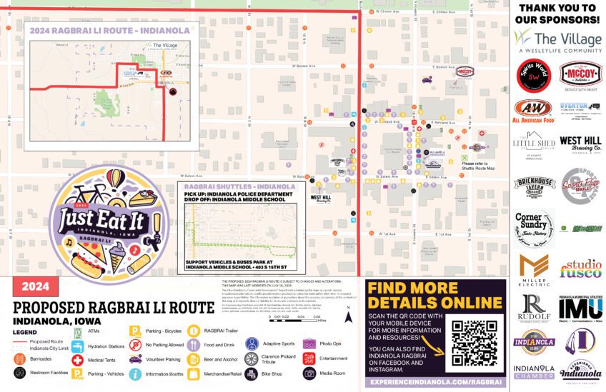 Li Rt RAGBRAI LI in Indianola, Iowa | July 24, 2024